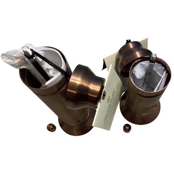 Set of Hearth & Hand Magnolia Copper Finish Salt & Pepper Grinder - Picture 3 of 6